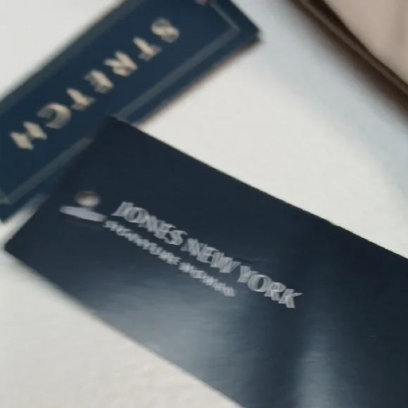 Jones New York Women's Stretch Trousers in Tan - Picture 5 of 10